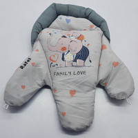قنداق فرنگی سوئیسی نوزاد رافل رنگ فیلی طرح فیل