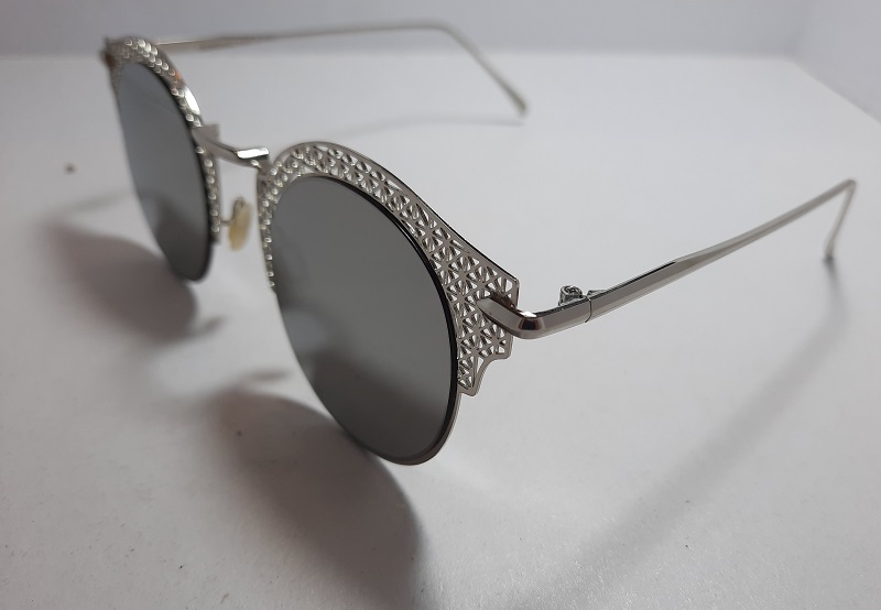 عینک آفتابی برند Glordano رنگ نقره ای فانتزی یووی 400