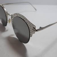 عینک آفتابی برند Glordano رنگ نقره ای فانتزی یووی 400